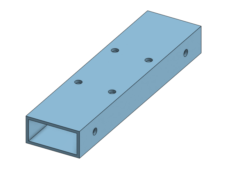 Example of 2x1 Box Tube