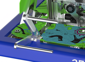 A CAD render of the climber