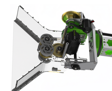 A CAD render of the coral manipulator