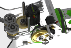 A CAD render of the wrist